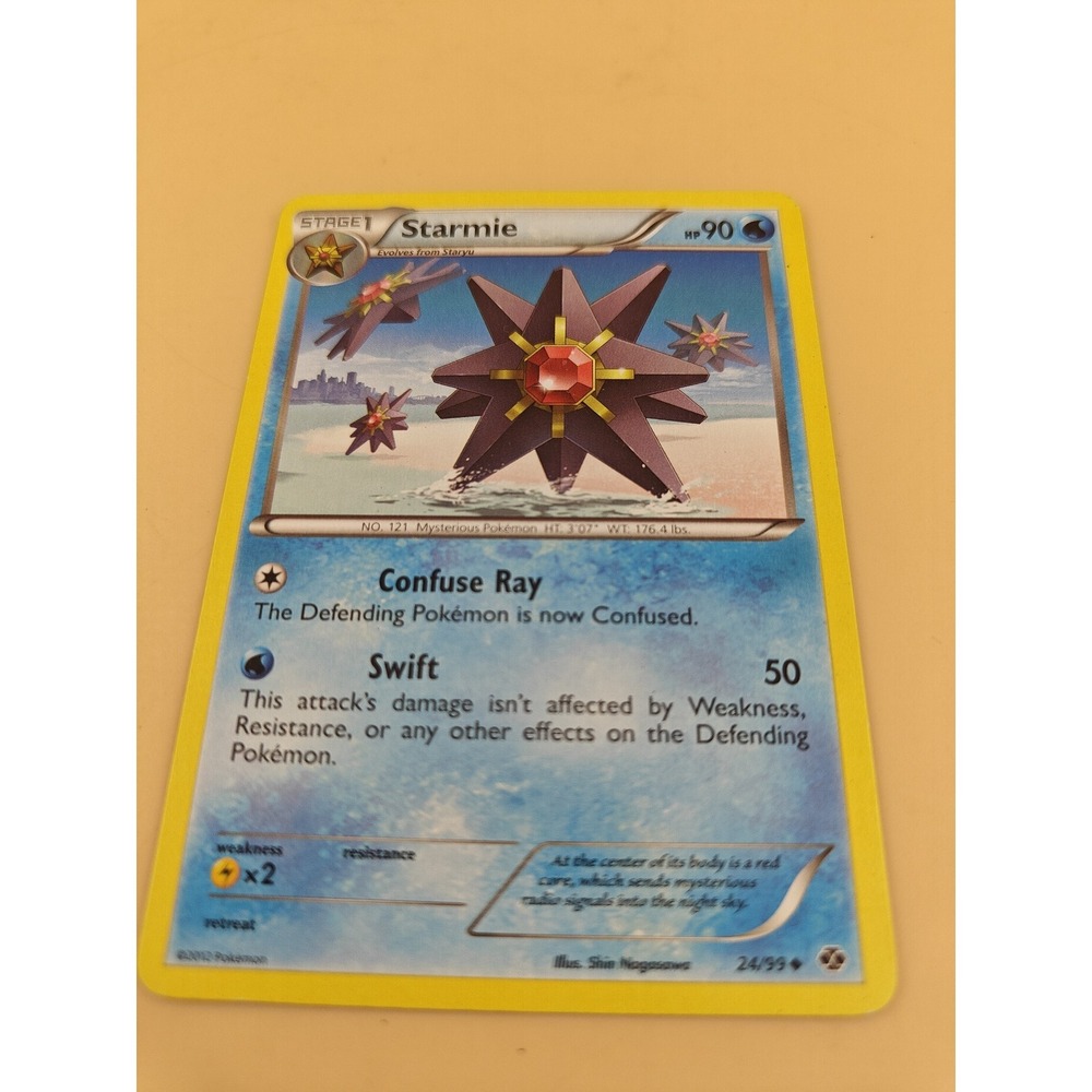 Pokemon Starmie 24/99 Uncommon Next Destinies NM TCG Card Non Holo